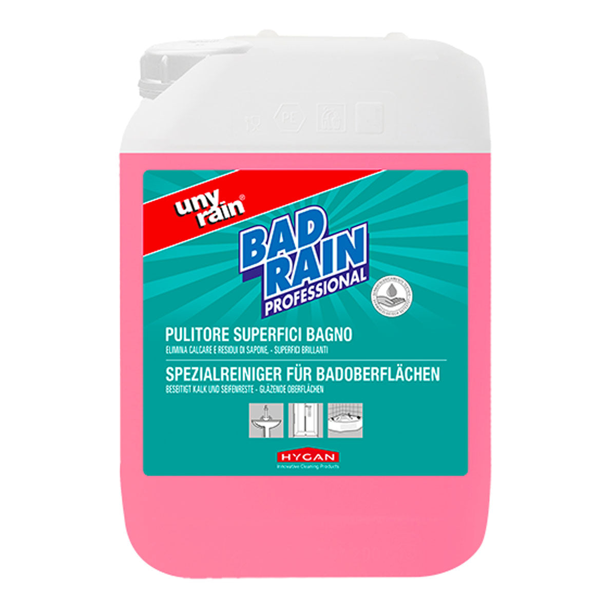 Badrain Detergente Bagno Delicato Hygan Unyrain - 10L