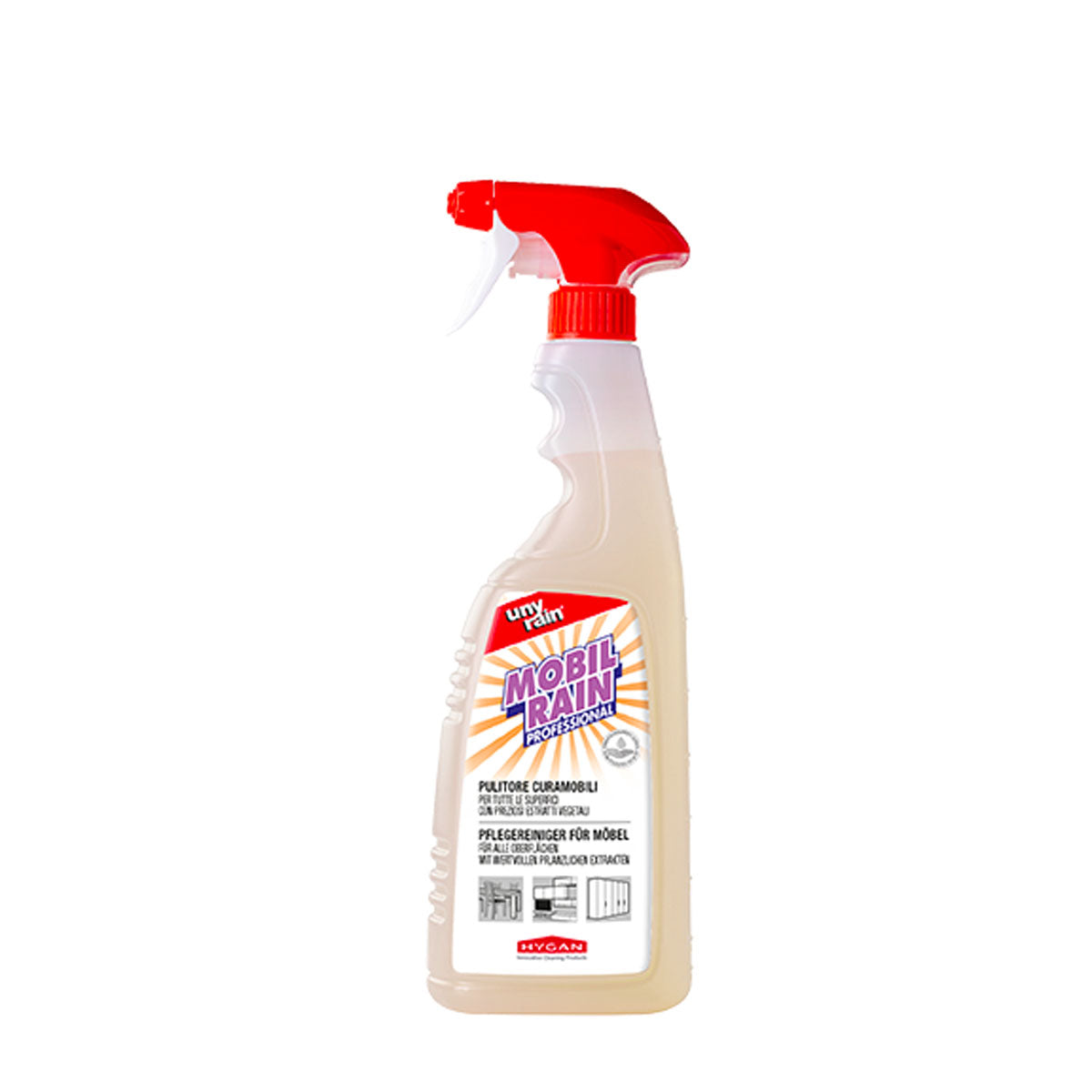 Pulitore curamobili Mobilrain Unyrain 750 ml – Hygan