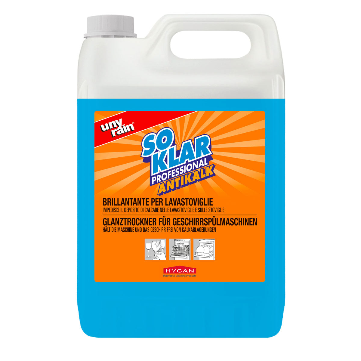 Soklar Antikalk Anticalcare per Lavastoviglie Hygan Unyrain - 5L