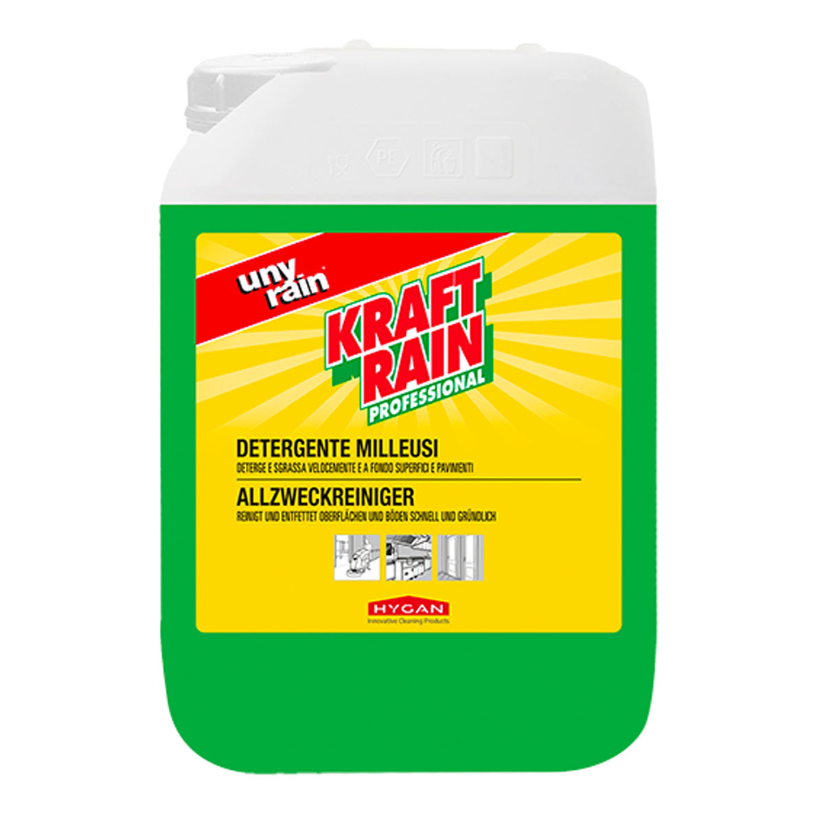 Detergente milleusi forte Kraftrain Unyrain 10 L – Hygan