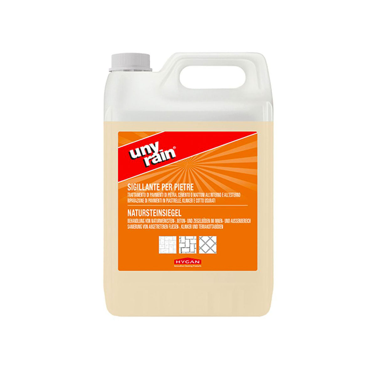 Sigillante per pavimenti in pietra Unyrain 5L – Hygan