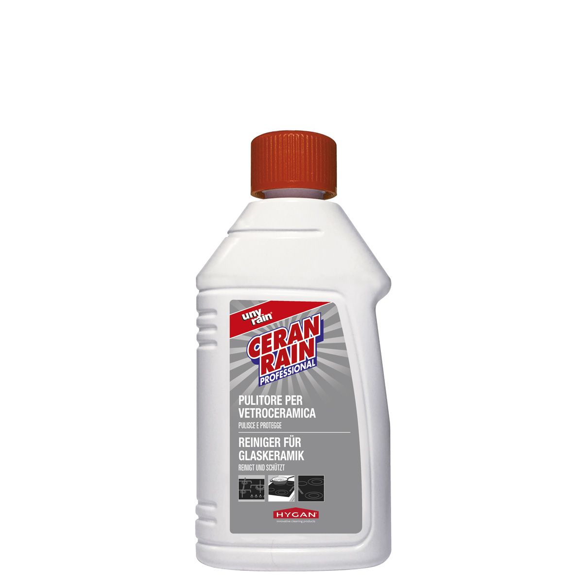 Pulitore vetroceramica Ceranrain Unyrain 250 ml – Hygan