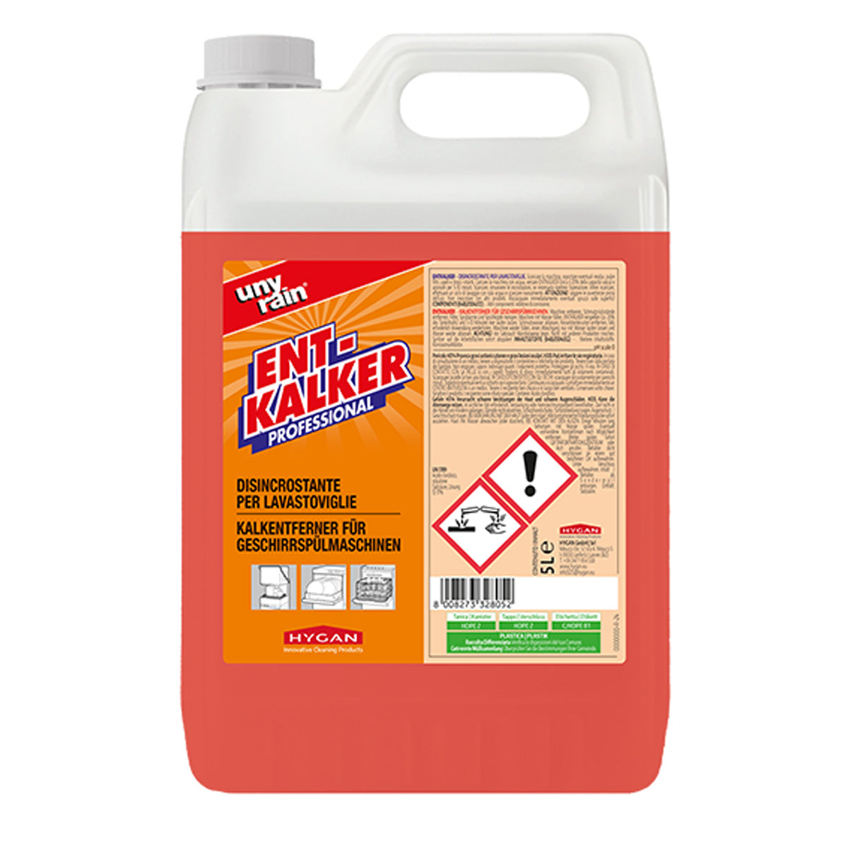 Entkalker Disincrostante per Lavastoviglie Hygan Unyrain - 10L