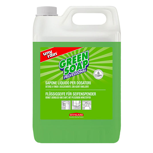 Sapone liquido mani Green Soap Unyrain 5 L – Hygan