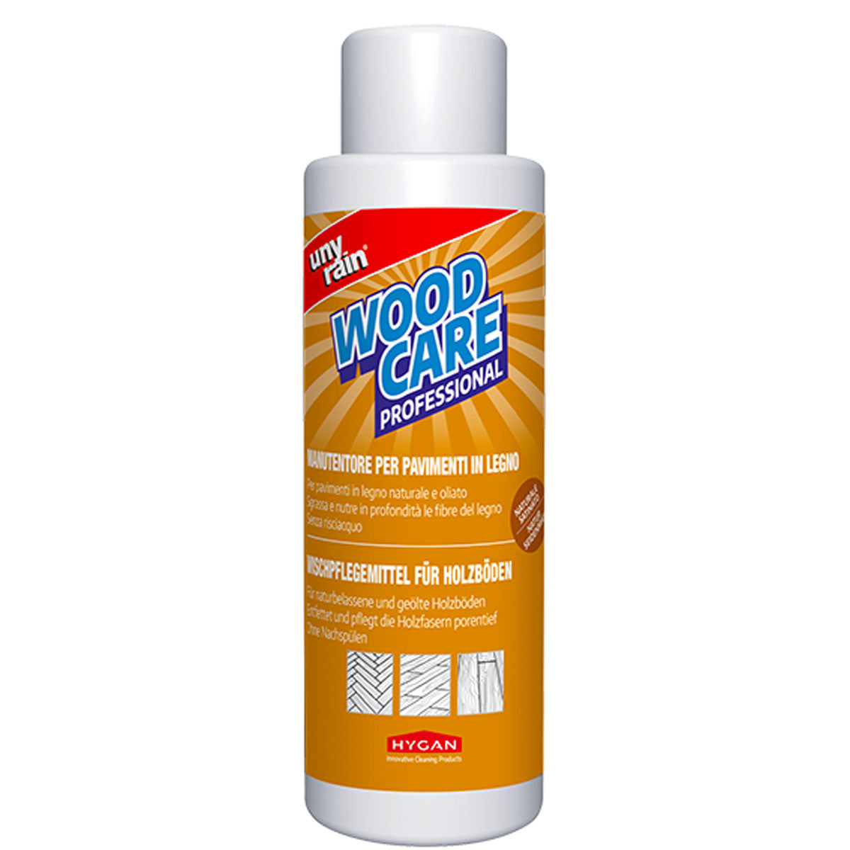 Manutentore pavimenti legno Woodcare Unyrain 1 L – Hygan
