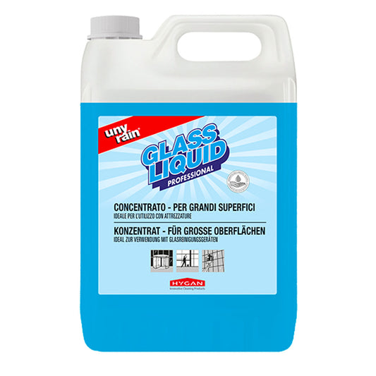 Detergente vetri professionale Glass Liquid Unyrain 5L – Hygan