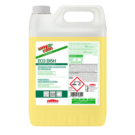 Detersivo lavastoviglie Eco Dish Unyrain 6 kg – Hygan