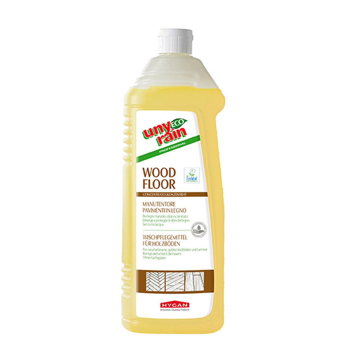 Pulitore Pavimenti in Legno Ecologico Hygan Unyrain Eco Wood Floor 1L