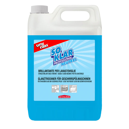 Brillantante lavastoviglie Soklar Neutral Unyrain 5L – Hygan