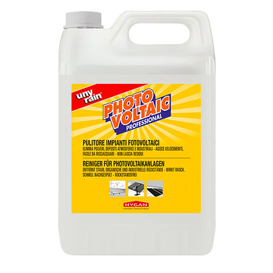 Detergente per pannelli fotovoltaici Photovoltaic Unyrain 5L – Hygan