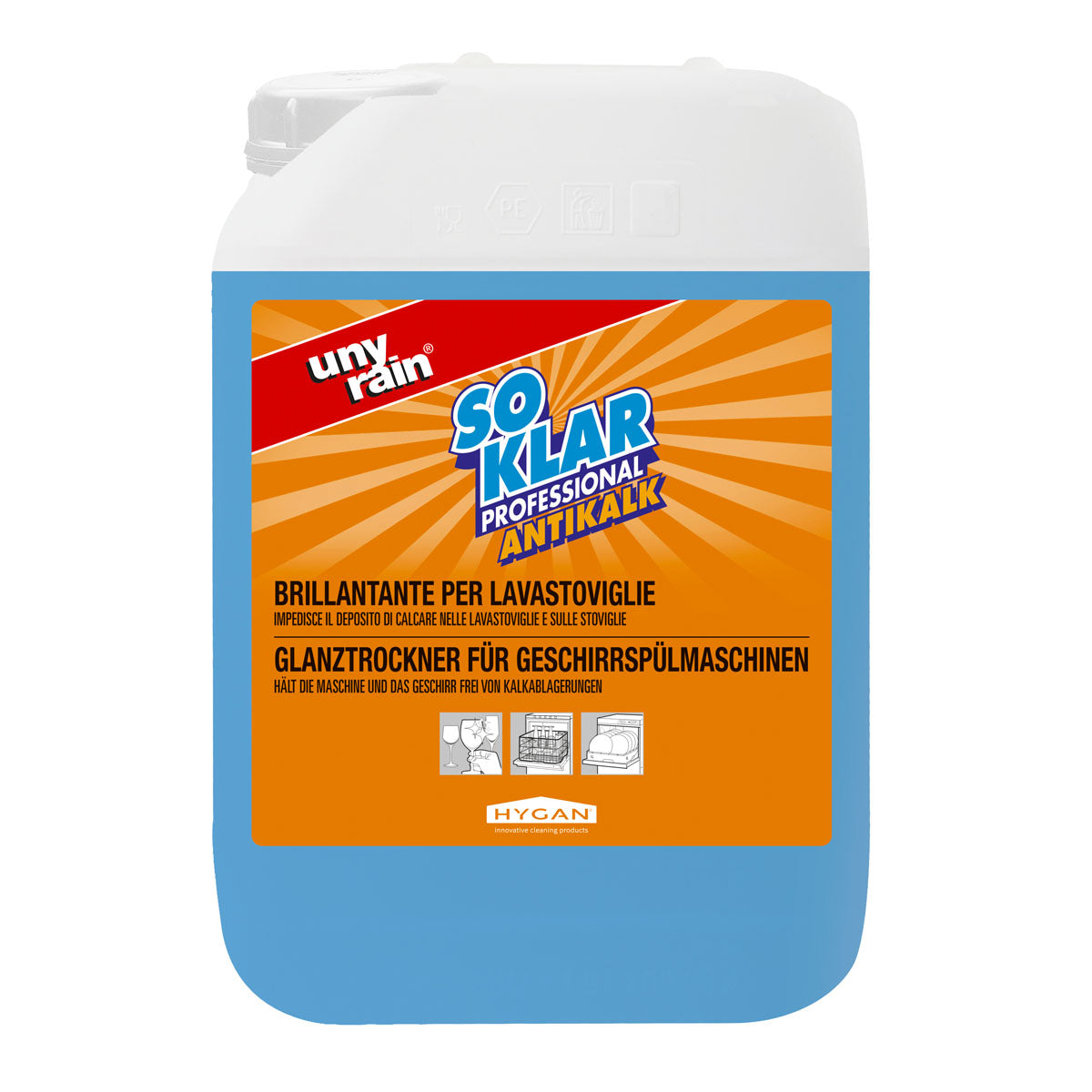 Soklar Antikalk Anticalcare per Lavastoviglie Hygan Unyrain - 10L