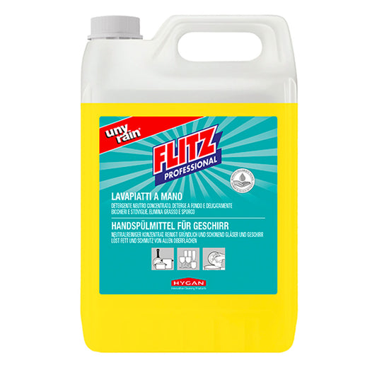 Detersivo lavapiatti a mano Flitz Unyrain 5L – Hygan
