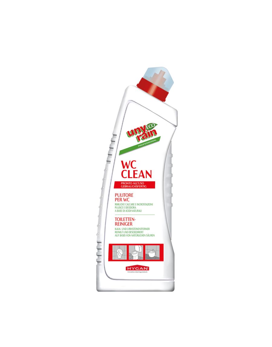 Detergente WC anticalcare WC Clean Unyrain 900 ml – Hygan
