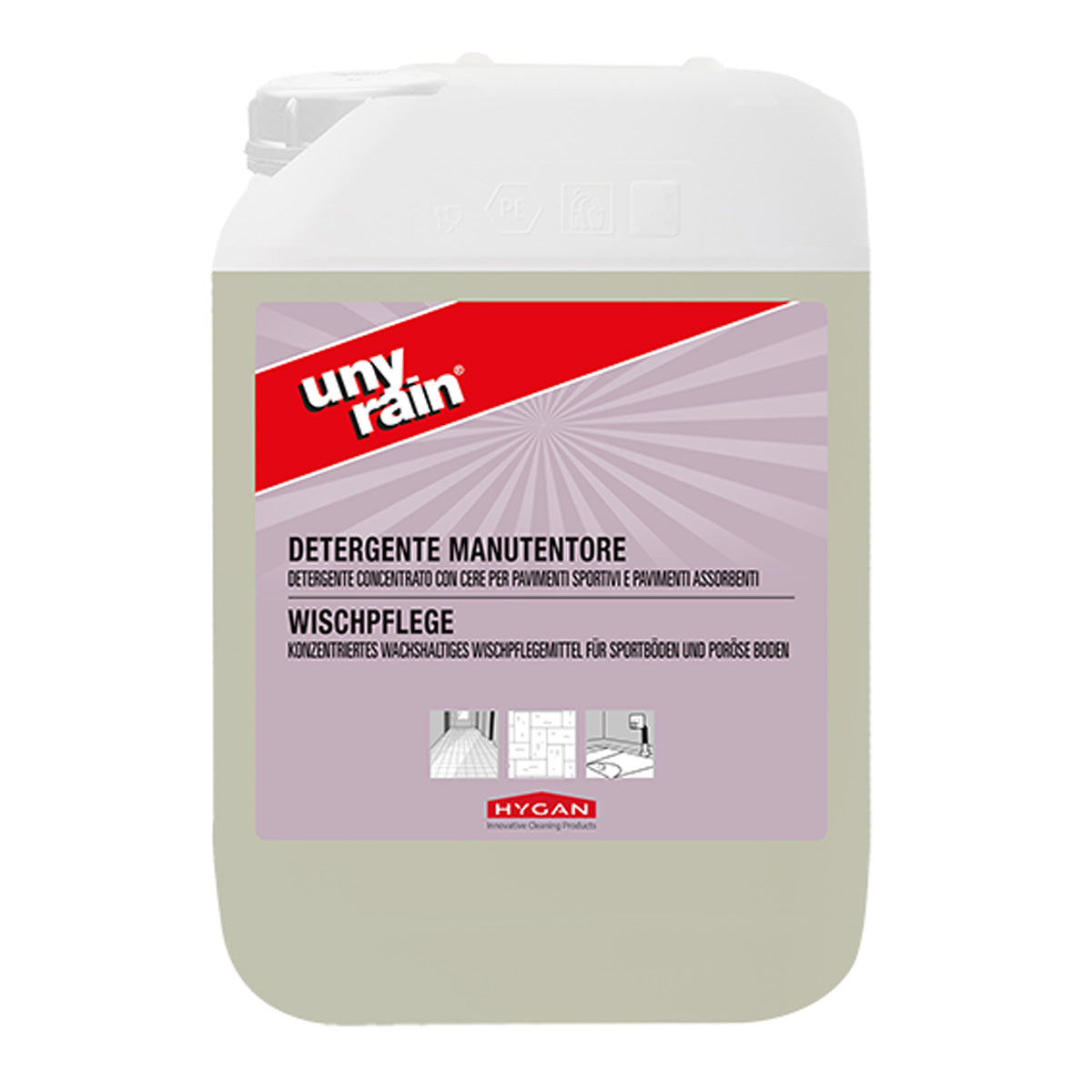 Detergente Manutentore Lava e Cura Intensiva Hygan Unyrain - 10L